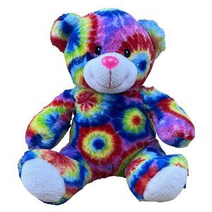 Peace Pals 8" Teddy Bear Rainbow Tye Tie Dye Plush Stuffed Animal Toy 2018